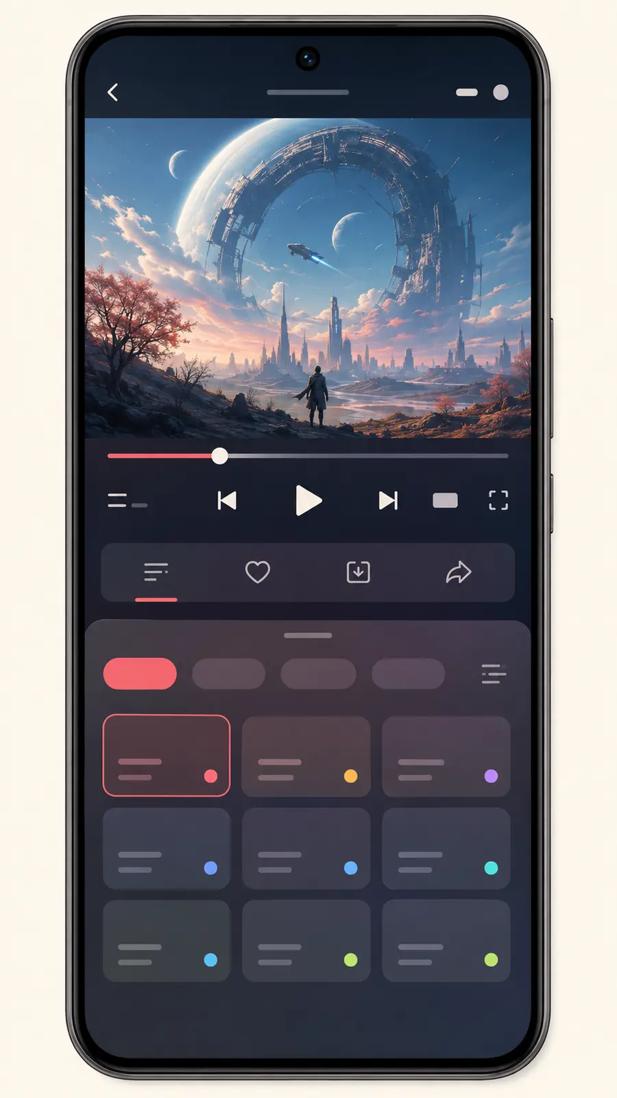 APP 详情页示意